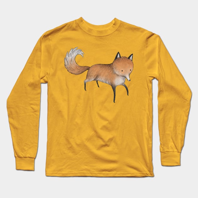 Little Fox Long Sleeve T-Shirt by Sophie Corrigan